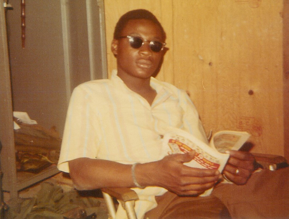 4. Holder relaxing at an air base outside Saigon in 1969. He would eventually go AWOL after serving time for marijuana possession. (Private Collection of Joy Holder)