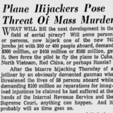 An op-ed published right after Arthur Gates Barkley famously demanded a $100 million ransom.